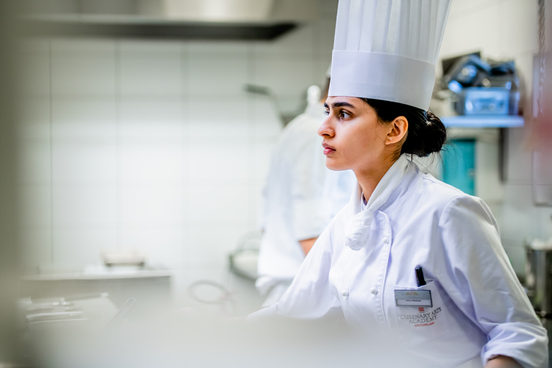 CAAS student Maitha Warshaw in the kitchen