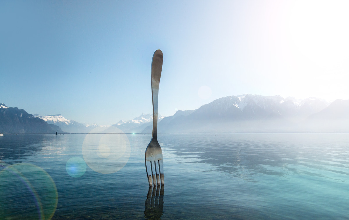 Fork in Lake Geneva, Culinary Arts Academy Switzerland